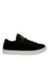 Stone Island Sneakers With Logo In Black