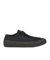 Stone Island Low-top Trainer With Compass Patch In Black