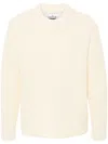 Stone Island Logo-patch Sweater In Beige