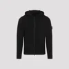 Stone Island Blouson À Capuche In Black