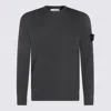 Stone Island Crew-neck Jumper With Ribbed Edges In Gray