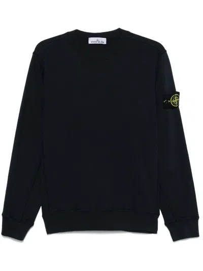 STONE ISLAND MALFILÉ FLEECE OLD EFFECT SWEATSHIRT