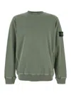 Stone Island Logoed Sweatshirt In Green