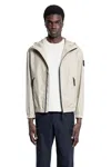 Stone Island Man Beige Jackets In Beige