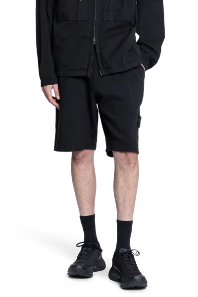 STONE ISLAND 6200009 ''OLD'' FLEECE EFFECT SHORTS