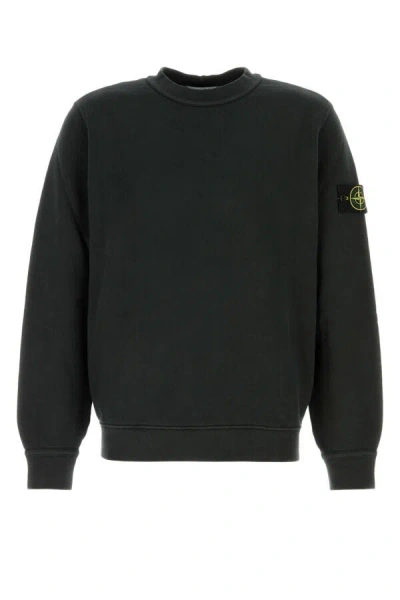 Stone Island Dark Gray Crewneck Sweatshirt