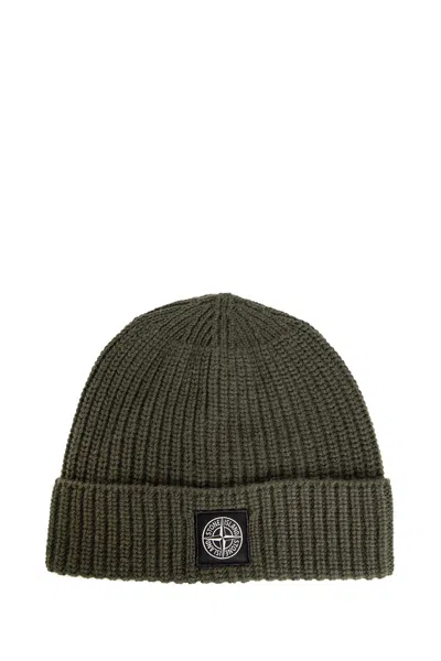 Stone Island Man Green Hats