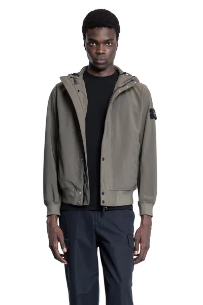 Stone Island Man Green Jackets