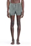 Stone Island Man Green Swimwear In Green