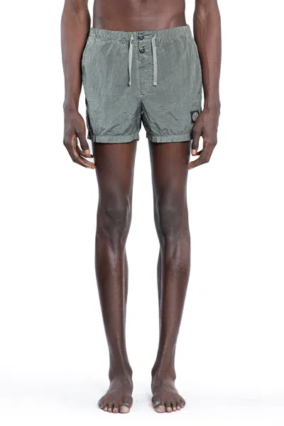 Stone Island Man Green Swimwear