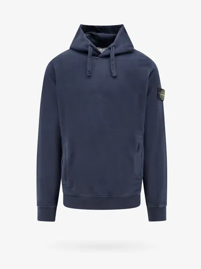 Stone Island Sweashirt In Blue