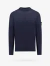 Stone Island Sweater In Blue
