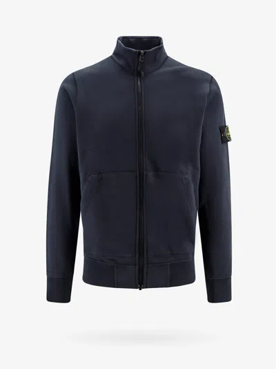 Stone Island Man Sweatshirt Man Blue Sweatshirts