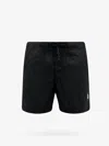 Stone Island Compass Patch Swim Shorts In Black