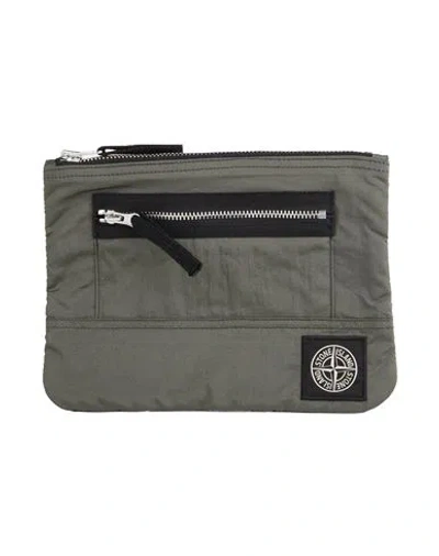 Stone Island Man Wallet Military Green Size - Polyamide