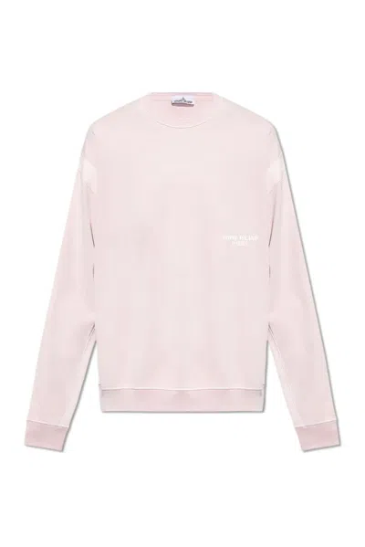 Stone Island Marina Collection Sweatshirt In Pink