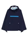 Stone Island Marina Hooded Panelled Jacket In Blue