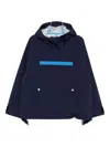 Stone Island Marina Hooded Panelled Jacket In Blue