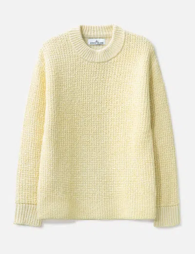 Stone Island Marina Knitwear In Yellow