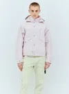 Stone Island Pink Detachable Hood Jacket In Pink