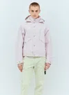 Stone Island Pink Detachable Hood Jacket In Pink