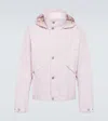 Stone Island Pink Detachable Hood Jacket In Pink