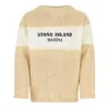 Stone Island Marina Long Sleeve Knitted Sweater In Beige