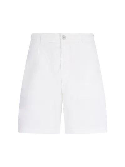 Stone Island 'marina' Shorts In White
