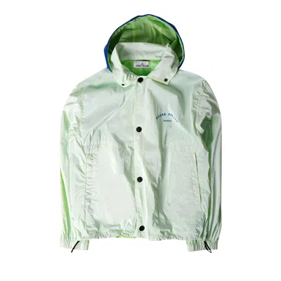 Pre-owned Stone Island Marina Stop Prismatico Jacket 'light Green' | Men's Size L