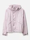 Stone Island Pink Detachable Hood Jacket In Pink