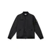 Stone Island Matt Black Bomber Jacket In Black