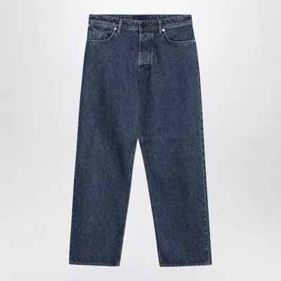 Stone Island Medium Denim Jeans For Men In Blue