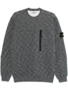 Stone Island Long-sleeved Sweater In Grey
