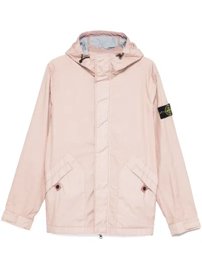 Stone Island Membrana 3l Tc Jacket In Pink