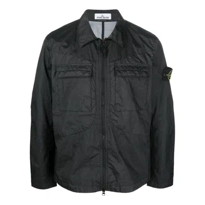 Stone Island Membrana 3l Tc Overshirt 'black'
