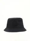 Stone Island Beanie With Compass Logo Patch In Black