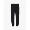 Stone Island Compass-patch Drawstring Track Pants In Black