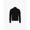 Stone Island Men's Ls Polo T-shirt In Black