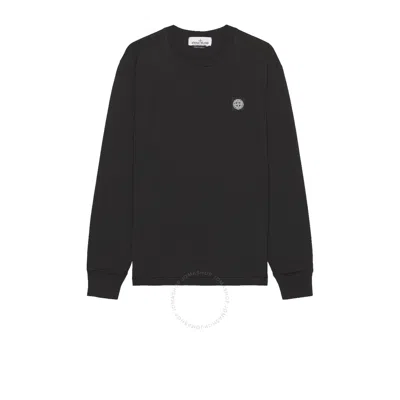 Stone Island Longsleeve T-shirt In Black