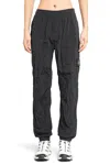 Stone Island Stretch Cotton Tela 'paracadute' Cargo Pants In Black