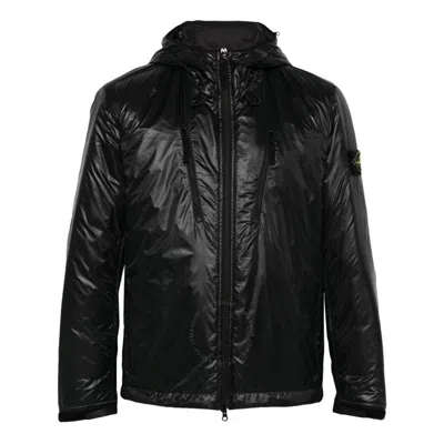 STONE ISLAND STONE ISLAND MEN'S BLACK PERTEX QUANTUM PACKABLE JACKET