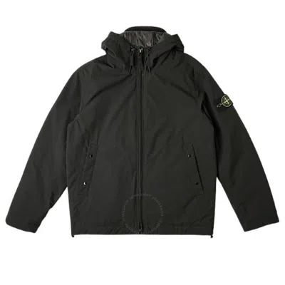 Stone Island Men's Black Shell-r_e.dye Hooded Blouson