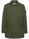 Stone Island Compass-badge Short Coat In Musk