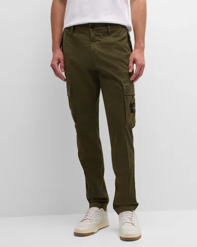 Stone Island Men's Classic Cargo Pants In Olive