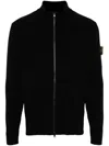 Stone Island Black Compass-badge Sweatshirt In V0029 Black
