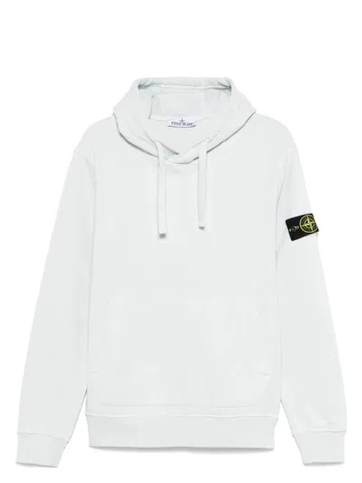 Stone Island Compass-badge Hoodie In Blue