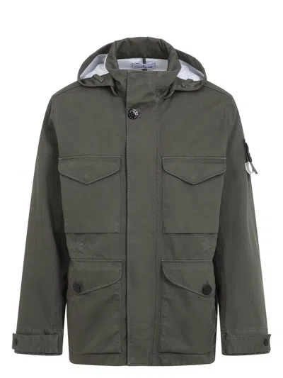 STONE ISLAND MEN'S COMPASS BADGE JACKET