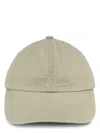 Stone Island Men's Compass Logo Brushed Cotton Baseball Cap In Nude & Neutrals