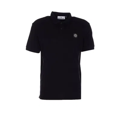Stone Island Men Compass Patch Logo Polo