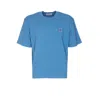Stone Island Men Compass Patch Logo T-shirt In Blue